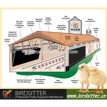 BIRDSITTER modern uae chicken farm poultry broiler chicken machine